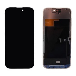 IPHONE 15 PRO ΟΘΟΝΗ + TOUCH + LENS ZY HARD OLED FHD BLACK