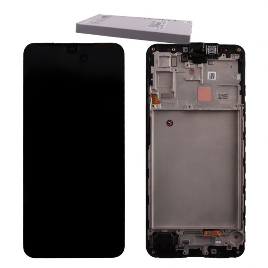 SAMSUNG A17 5G A176 ΟΘΟΝΗ + TOUCH SCREEN + FRAME GH82-38045A BLACK ORIGINAL SERVICE PACK