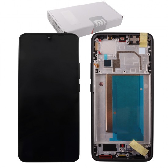 XIAOMI 13T 5G/13T PRO 5G ΟΘΟΝΗ + TOUCH SCREEN + LENS + FRAME 560004M12A00 BLACK ORIGINAL SERVICE PACK