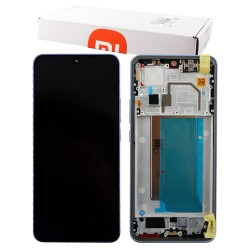 XIAOMI 13T 5G/13T PRO 5G ΟΘΟΝΗ + TOUCH SCREEN + LENS + FRAME 560018M12A00 BLUE ORIGINAL SERVICE PACK
