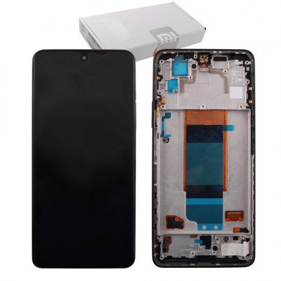 XIAOMI POCO F4 ΟΘΟΝΗ + TOUCH SCREEN + LENS + FRAME 56000HL11R00 BLACK ORIGINAL SERVICE PACK