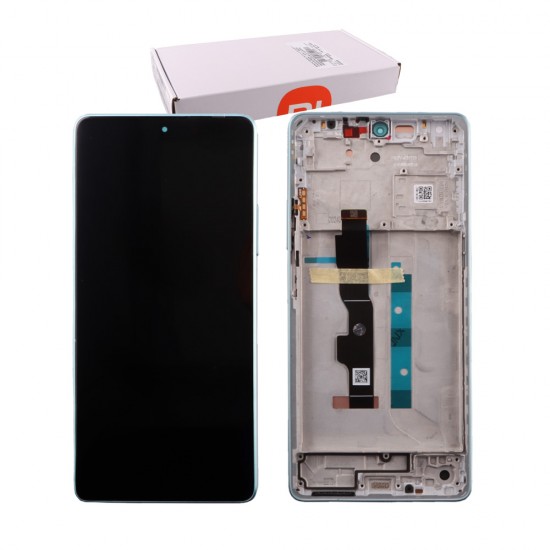 XIAOMI REDMI NOTE 13 5G ΟΘΟΝΗ + TOUCH SCREEN + LENS + FRAME 5600030N1700 BLUE ORIGINAL SERVICE PACK