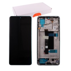 XIAOMI REDMI NOTE 13 PRO 5G/POCO X6 5G ΟΘΟΝΗ + TOUCH SCREEN + LENS + FRAME 5600010N1600 BLUE ORIGINAL SERVICE PACK