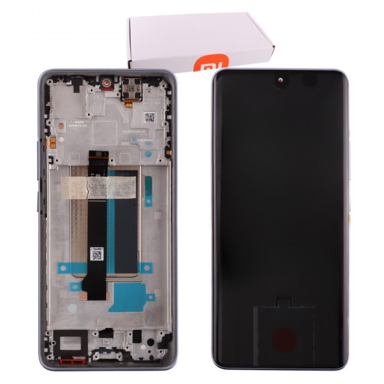 XIAOMI REDMI NOTE 13 PRO PLUS 5G ΟΘΟΝΗ + TOUCH SCREEN + LENS + FRAME 560003N16U00 PURPLE ORIGINAL SERVICE PACK