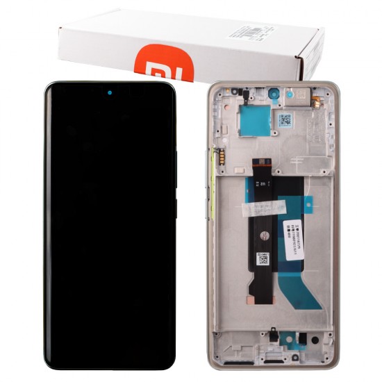 XIAOMI REDMI NOTE 14 PRO 5G ΟΘΟΝΗ + TOUCH SCREEN + LENS + FRAME 56002500O1600 BLUE ORIGINAL SERVICE PACK