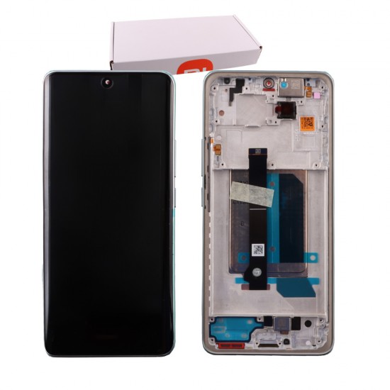 XIAOMI REDMI NOTE 14 PRO PLUS 5G ΟΘΟΝΗ + TOUCH SCREEN + LENS + FRAME 5600170O16U00 BLUE ORIGINAL SERVICE PACK