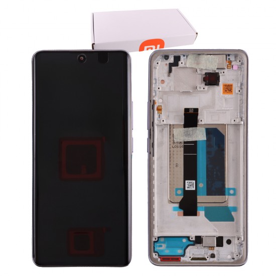 XIAOMI REDMI NOTE 14 PRO PLUS 5G ΟΘΟΝΗ + TOUCH SCREEN + LENS + FRAME 5600180O16U00 PURPLE ORIGINAL SERVICE PACK