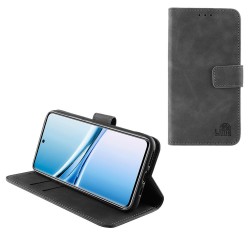 LIME ESSENTIAL ΘΗΚΗ XIAOMI REDMI NOTE 15 4G 6.9in  MAGNET BOOK STAND CLIP GREY