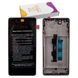 XIAOMI REDMI NOTE 13 PRO 4G/POCO M6 PRO 4G ΟΘΟΝΗ + TOUCH SCREEN + LENS + FRAME HF-5600020N6P00 PURPLE HYPER-FIX SERVICE PACK