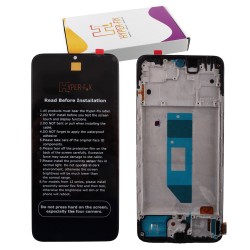 XIAOMI REDMI NOTE 14 4G ΟΘΟΝΗ + TOUCH SCREEN + LENS + FRAME HF-56000100O7E00 BLACK OLED  HYPER-FIX SERVICE PACK
