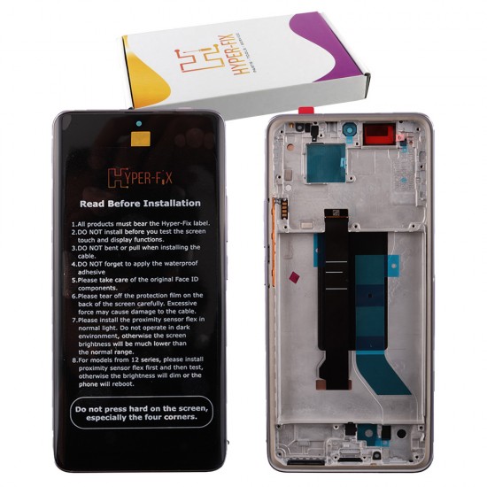 XIAOMI REDMI NOTE 14 PRO 5G ΟΘΟΝΗ + TOUCH SCREEN + LENS + FRAME HF-56002400O1600 PURPLE HYPER-FIX SERVICE PACK XIAOMI REDMI NOTE 14 PRO 5G ΟΘΟΝΗ + TOUCH SCREEN + LENS + FRAME HF-56002400O1600 PURPLE HYPER-FIX SERVICE PACK