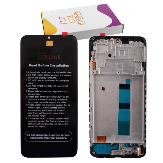 XIAOMI REDMI NOTE 12 4G ΟΘΟΝΗ + TOUCH SCREEN + LENS + FRAME HF-56000100M700 BLACK OLED HYPER-FIX SERVICE PACK XIAOMI REDMI NOTE 12 4G ΟΘΟΝΗ + TOUCH SCREEN + LENS + FRAME HF-56000100M700 BLACK OLED HYPER-FIX SERVICE PACK
