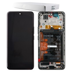 HONOR 200 5G ΟΘΟΝΗ + TOUCH SCREEN + LENS + FRAME + BATTERY 0235ALRJ BLACK ORIGINAL SERVICE PACK