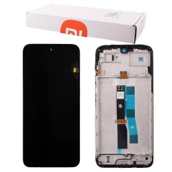XIAOMI REDMI 15 5G ΟΘΟΝΗ + TOUCH SCREEN + LENS + FRAME 56002500O1900 BLACK ORIGINAL SERVICE PACK