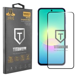 IDOL 1991 TITANIUM TEMPERED GLASS SAMSUNG A27 5G A276 6.7in 9H 0.25mm SEMI CURVED FULL GLUE BLACK IDOL 1991 TITANIUM TEMPERED GLASS SAMSUNG A27 5G A276 6.7in 9H 0.25mm SEMI CURVED FULL GLUE BLACK