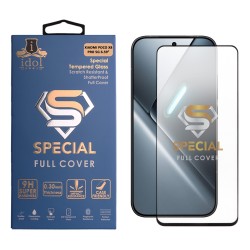 IDOL 1991 SPECIAL TEMPERED GLASS XIAOMI POCO X8 PRO 5G 6.59in 9H 0.25mm FULL COVER FINGER UNLOCK FULL GLUE BLACK IDOL 1991 SPECIAL TEMPERED GLASS XIAOMI POCO X8 PRO 5G 6.59in 9H 0.25mm FULL COVER FINGER UNLOCK FULL GLUE BLACK