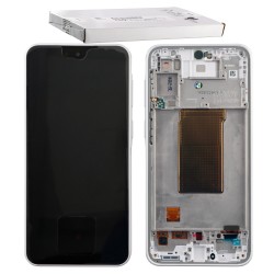 SAMSUNG A37 5G A376 ΟΘΟΝΗ+TOUCH SCREEN + LENS + FRAME GH82-39232C WHITE ORIGINAL SERVICE PACK SAMSUNG A37 5G A376 ΟΘΟΝΗ+TOUCH SCREEN + LENS + FRAME GH82-39232C WHITE ORIGINAL SERVICE PACK