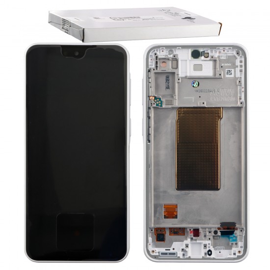 SAMSUNG A37 5G A376 ΟΘΟΝΗ+TOUCH SCREEN + LENS + FRAME GH82-39232C WHITE ORIGINAL SERVICE PACK SAMSUNG A37 5G A376 ΟΘΟΝΗ+TOUCH SCREEN + LENS + FRAME GH82-39232C WHITE ORIGINAL SERVICE PACK