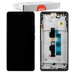 XIAOMI REDMI NOTE 14S 4G ΟΘΟΝΗ + TOUCH SCREEN + LENS + FRAME 56000300N6R00 BLACK ORIGINAL SERVICE PACK