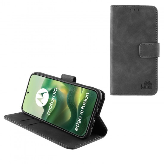 LIME ESSENTIAL ΘΗΚΗ MOTOROLA EDGE 70 FUSION 5G 6.78in MAGNET BOOK STAND CLIP GREY LIME ESSENTIAL ΘΗΚΗ MOTOROLA EDGE 70 FUSION 5G 6.78in MAGNET BOOK STAND CLIP GREY