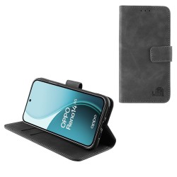 LIME ESSENTIAL ΘΗΚΗ OPPO RENO14 PRO 5G 6.83in MAGNET BOOK STAND CLIP GREY