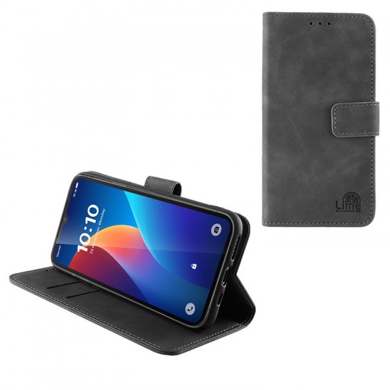 LIME ESSENTIAL ΘΗΚΗ TCL K70 SE 6.56in MAGNET BOOK STAND CLIP GREY LIME ESSENTIAL ΘΗΚΗ TCL K70 SE 6.56in MAGNET BOOK STAND CLIP GREY