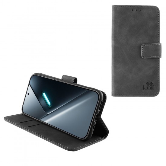 LIME ESSENTIAL ΘΗΚΗ XIAOMI POCO X8 PRO 6.59in MAGNET BOOK STAND CLIP GREY LIME ESSENTIAL ΘΗΚΗ XIAOMI POCO X8 PRO 6.59in MAGNET BOOK STAND CLIP GREY