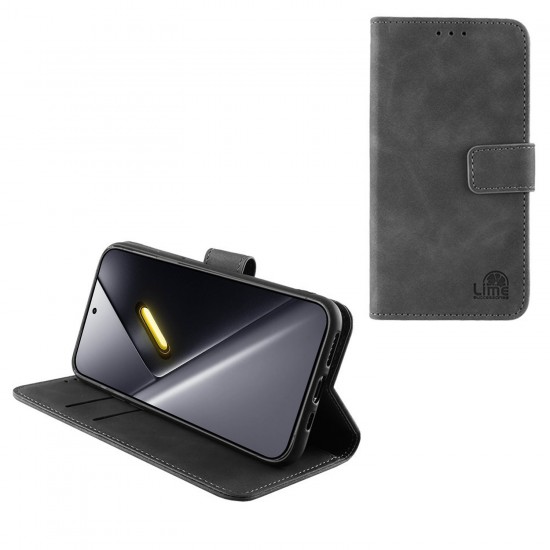 LIME ESSENTIAL ΘΗΚΗ XIAOMI POCO X8 PRO MAX 6.83in MAGNET BOOK STAND CLIP GREY LIME ESSENTIAL ΘΗΚΗ XIAOMI POCO X8 PRO MAX 6.83in MAGNET BOOK STAND CLIP GREY