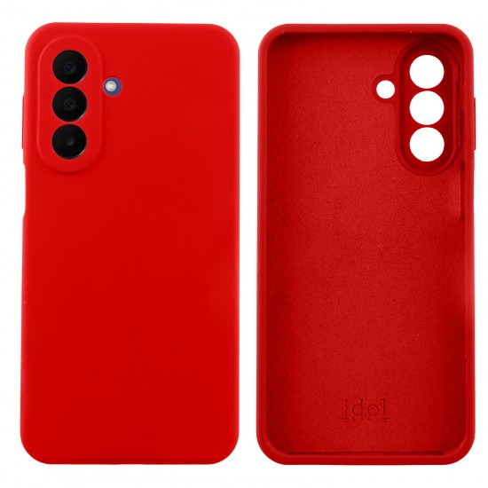 IDOL 1991 VELVET ELITE TPU ΘΗΚΗ SAMSUNG A37 5G A376 6.7in 4 SIDE FULL CAMERA PROTECTION RED