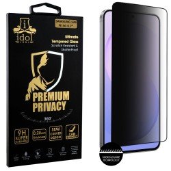 IDOL 1991 PREMIUM PRIVACY ANTISPY TEMPERED GLASS SAMSUNG S26 FE 5G 6.7in 9H 0.25mm SEMI CURVED FINGER UNLOCK FULL GLUE BLACK IDOL 1991 PREMIUM PRIVACY ANTISPY TEMPERED GLASS SAMSUNG S26 FE 5G 6.7in 9H 0.25mm SEMI CURVED FINGER UNLOCK FULL GLUE BLACK