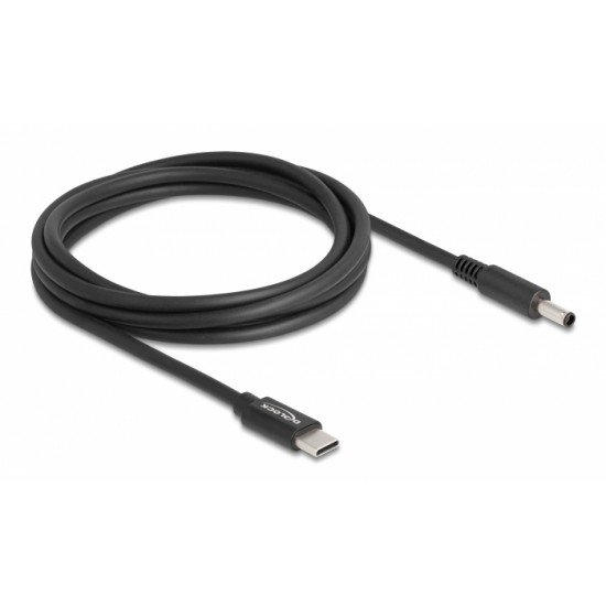 DELOCK καλώδιο τροφοδοσίας 87974, USB-C σε Dell 4.5x3mm, 1.5m, μαύρο DELOCK καλώδιο τροφοδοσίας 87974, USB-C σε Dell 4.5x3mm, 1.5m, μαύρο