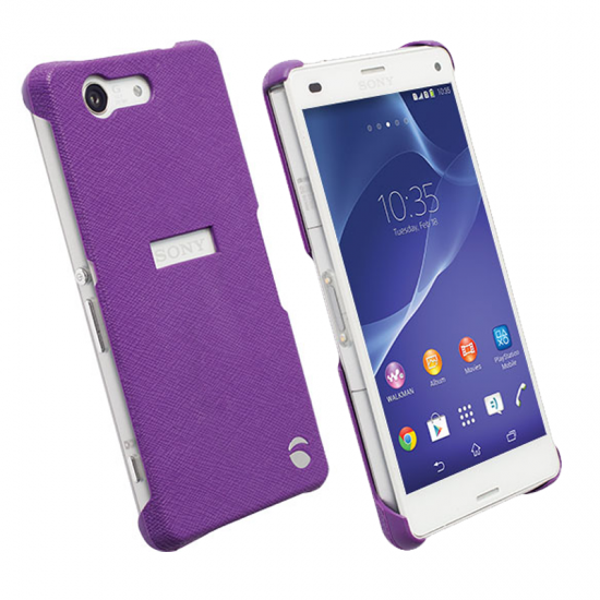 KRUSELL ΘΗΚΗ SONY XPERIA Z3 COMPACT MALMO TEXTURE COVER PURPLE