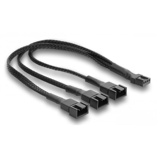 DELOCK καλώδιο 1x 4pin PWM σε 1x 4pin PWM + 2x 3pin 91366 για ανεμιστήρες, 25cm, μαύρο DELOCK καλώδιο 1x 4pin PWM σε 1x 4pin PWM + 2x 3pin 91366 για ανεμιστήρες, 25cm, μαύρο