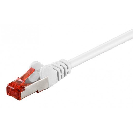 GOOBAY καλώδιο δικτύου 93217, CAT 6 S/FTP, copper, 250MHz, 0.25m, λευκό GOOBAY καλώδιο δικτύου 93217, CAT 6 S/FTP, copper, 250MHz, 0.25m, λευκό
