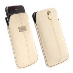 KRUSELL ΘΗΚΗ ΠΟΥΓΚΙ LEATHER LUNA SAND/WHITE L KRUSELL ΘΗΚΗ ΠΟΥΓΚΙ LEATHER LUNA SAND/WHITE L