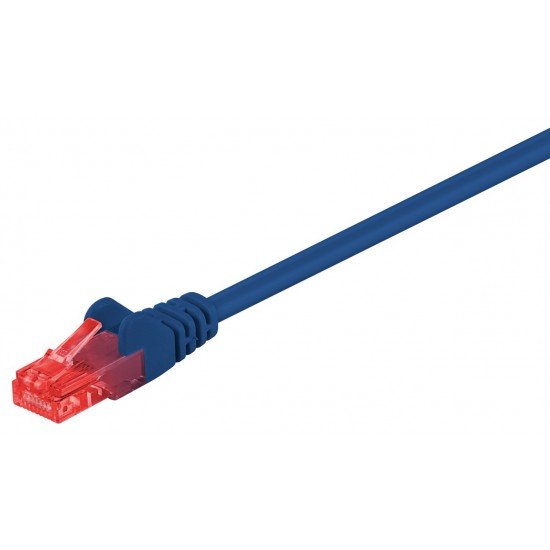 GOOBAY καλώδιο δικτύου 95247, CAT 6 U/UTP, CCA, PVC, 0.25m, μπλε GOOBAY καλώδιο δικτύου 95247, CAT 6 U/UTP, CCA, PVC, 0.25m, μπλε