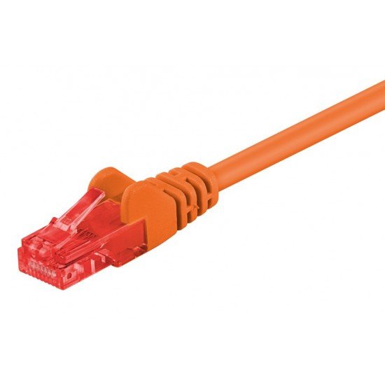 GOOBAY καλώδιο δικτύου 95259, CAT 6 U/UTP, CCA, 250MHz, 0.50m, πορτοκαλί GOOBAY καλώδιο δικτύου 95259, CAT 6 U/UTP, CCA, 250MHz, 0.50m, πορτοκαλί