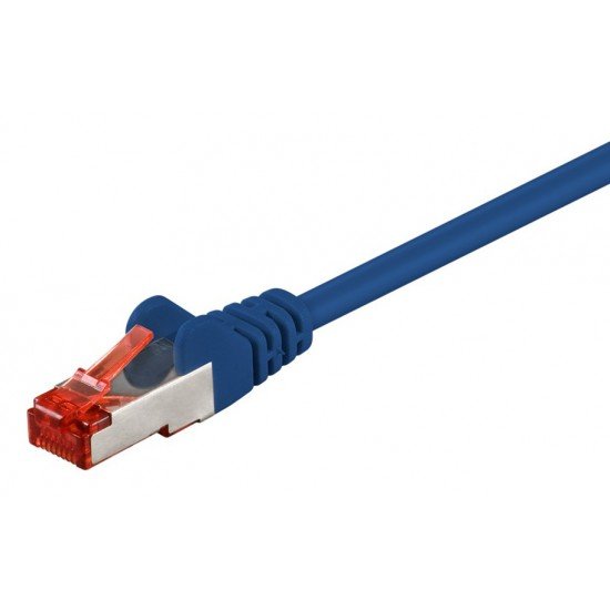 GOOBAY καλώδιο δικτύου 95452, CAT 6 S/FTP, CCA, 250MHz, 0.25m, μπλε GOOBAY καλώδιο δικτύου 95452, CAT 6 S/FTP, CCA, 250MHz, 0.25m, μπλε