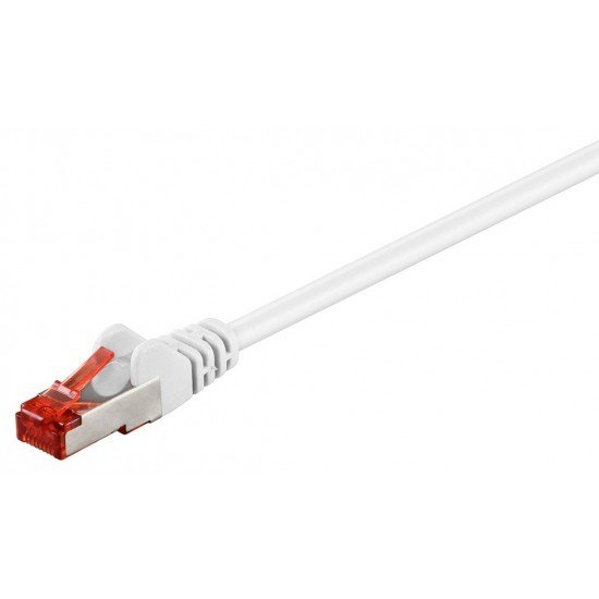 GOOBAY καλώδιο δικτύου 95491, CAT 6 S/FTP (PiMF), CCA, 10m, λευκό GOOBAY καλώδιο δικτύου 95491, CAT 6 S/FTP (PiMF), CCA, 10m, λευκό