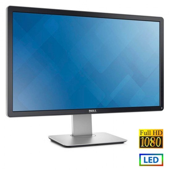Used (A-) Monitor P2414Hx LED/Dell/24``FHD/1920x1080/Wide/Silver/Black/Grade A-/D-SUB & DVI-D & DP & Used (A-) Monitor P2414Hx LED/Dell/24``FHD/1920x1080/Wide/Silver/Black/Grade A-/D-SUB & DVI-D & DP &