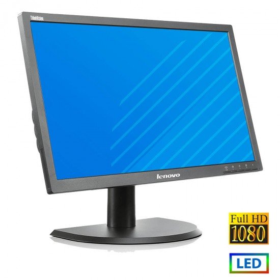 Used (A-) Monitor LT2323p LED/Lenovo/23"FHD/1920x1080/Wide/Black/Grade A-/D-SUB & DVI-D & DP & USB H Used (A-) Monitor LT2323p LED/Lenovo/23"FHD/1920x1080/Wide/Black/Grade A-/D-SUB & DVI-D & DP & USB H