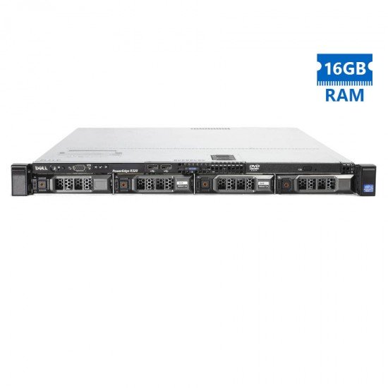 Refurbished Server Dell Poweredge R320 R1U E5-2403/16GB DDR3/No HDD/4xLFF/1xPSU/No ODD Refurbished Server Dell Poweredge R320 R1U E5-2403/16GB DDR3/No HDD/4xLFF/1xPSU/No ODD