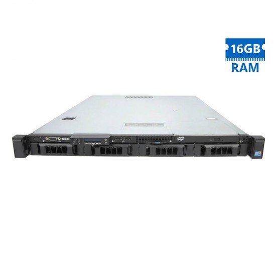 Refurbished Server Dell Poweredge R410 R1U E5607/16GB DDR3/No HDD/4xLFF/2xPSU/DVD/Perc H700 mini-512 Refurbished Server Dell Poweredge R410 R1U E5607/16GB DDR3/No HDD/4xLFF/2xPSU/DVD/Perc H700 mini-512
