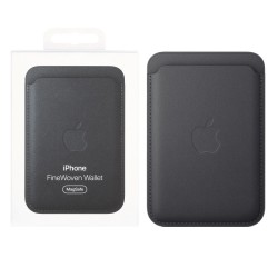 WALLET IPHONE MA6W4ZM/A FINEWOVEN WITH MAGSAFE BLACK PACKING ORIGINAL