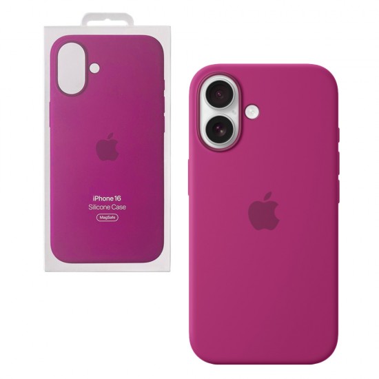 ΘΗΚΗ IPHONE 16 MYY13ZM/A SILICONE MAGSAFE CASE FUCHSIA PACKING OR