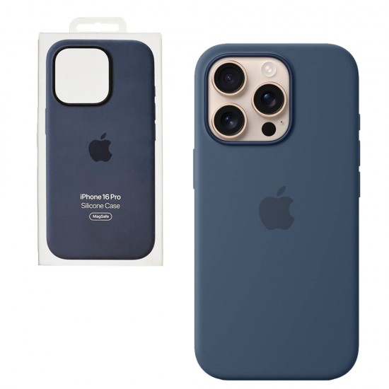 ΘΗΚΗ IPHONE 16 PRO MYYK3ZM/A SILICONE MAGSAFE CASE BLUE PACKING OR