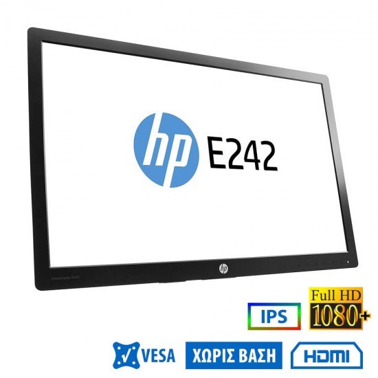 Used Monitor E242 IPS LED/HP/24``FHD/1920x1200/Wide/Black/No Stand/D-SUB & DP & HDMI & USB HUB Used Monitor E242 IPS LED/HP/24``FHD/1920x1200/Wide/Black/No Stand/D-SUB & DP & HDMI & USB HUB