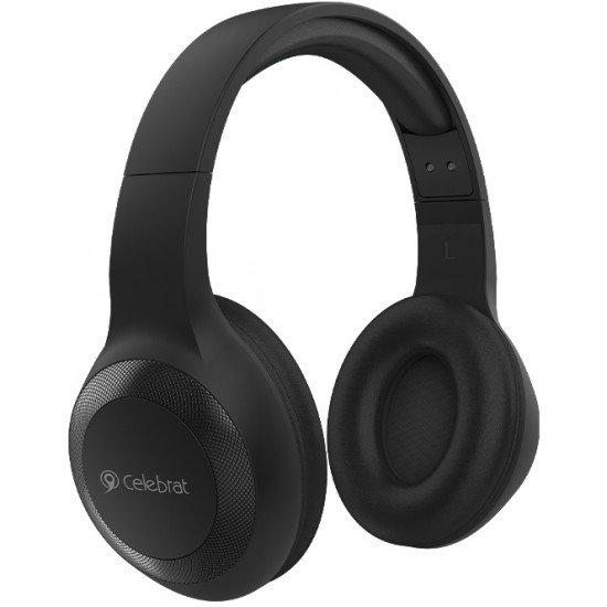 CELEBRAT headphones με μικρόφωνο A23-ΒΚ, bluetooth, 40mm, μαύρο CELEBRAT headphones με μικρόφωνο A23-ΒΚ, bluetooth, 40mm, μαύρο