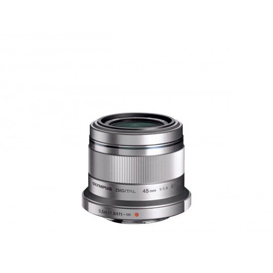 Olympus 45mm 1:1.8 SILVER M.ZUIKO DIGITAL (ET-M4518) Lense Micro FT Olympus 45mm 1:1.8 SILVER M.ZUIKO DIGITAL (ET-M4518) Lense Micro FT