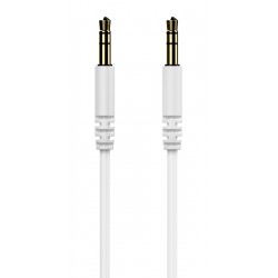 CELEBRAT καλώδιο ήχου 3.5mm AU-01, AUX, 1m, λευκό CELEBRAT καλώδιο ήχου 3.5mm AU-01, AUX, 1m, λευκό